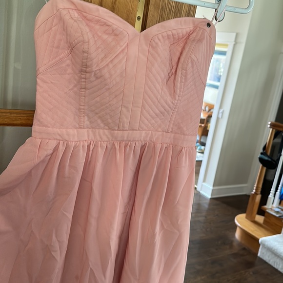 LIGHT PINK FORMAL MINI DRESS - Picture 2 of 3